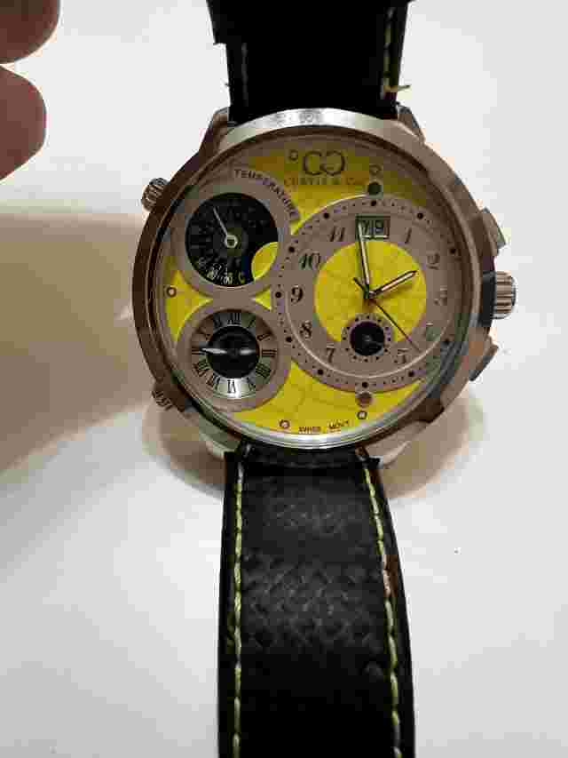 Curtis Big Time World Three Zone Watch