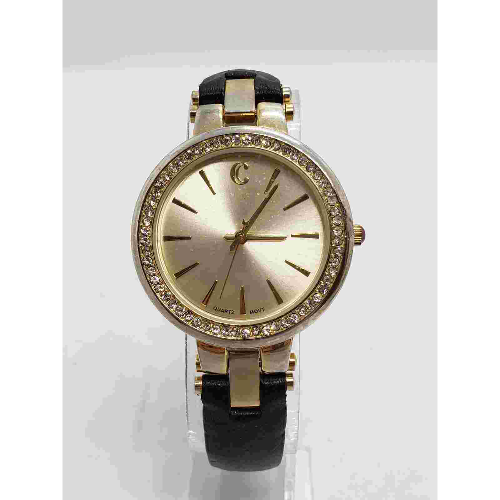 Charming Charlie women's watch. Gold iridescent face 1387, Working watch