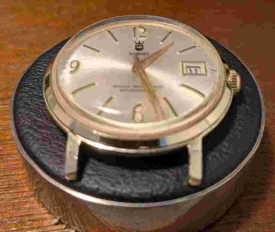Vintage Haband Shock Resistant Men's Watch Gold Tone