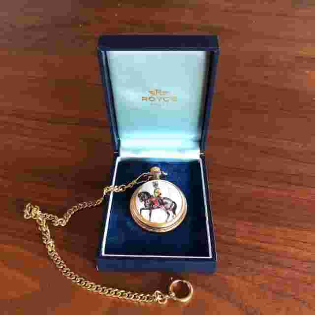 ROYCE Vintage Pocket Watch Mechanical Retro Antique Hunter With Box 110908