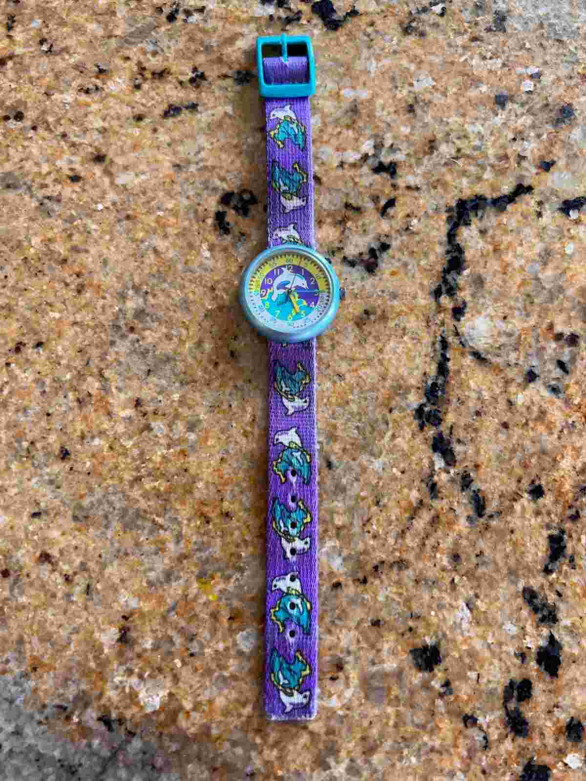 1991 Dolphin Flik Flak Swatch Watch