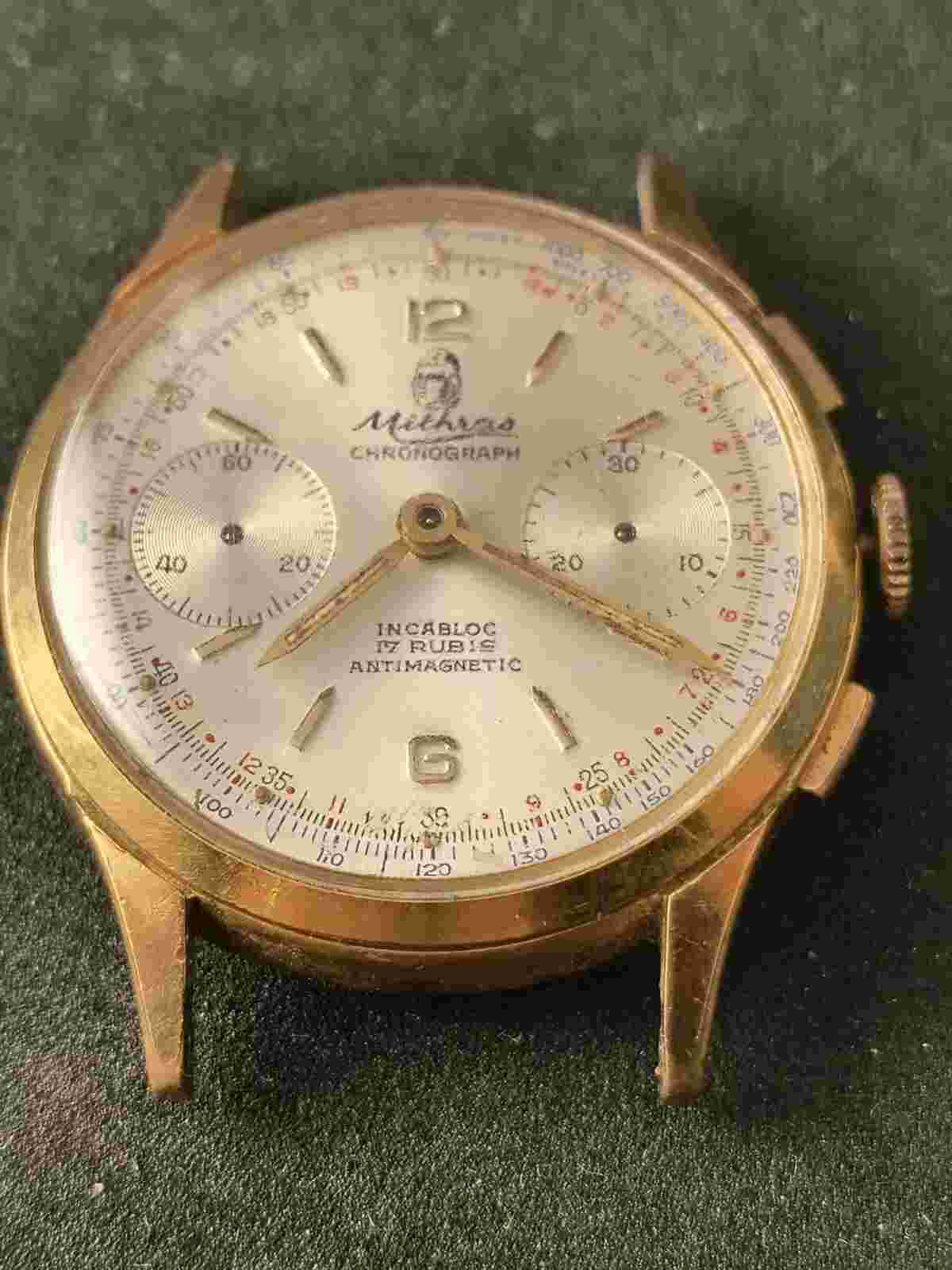Chronograph Landeron Cal 248 Mens Watch