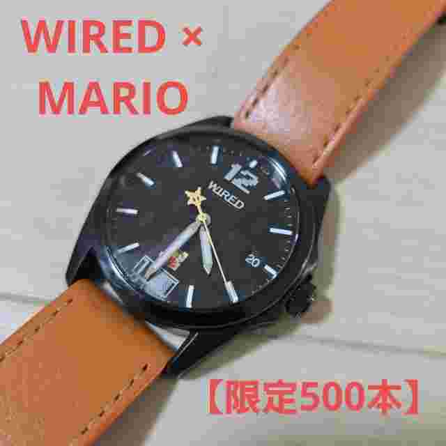 WIRED Watch "Super Mario Bros." Limited 500 "AGAK 702" from Japan Rare