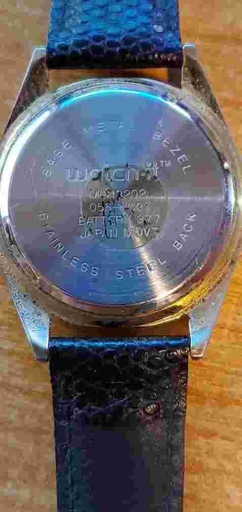 Watch it men's watch MLN3202 056-PC21 JAPAN MOVT SS BACK BASE METAL BEZEL