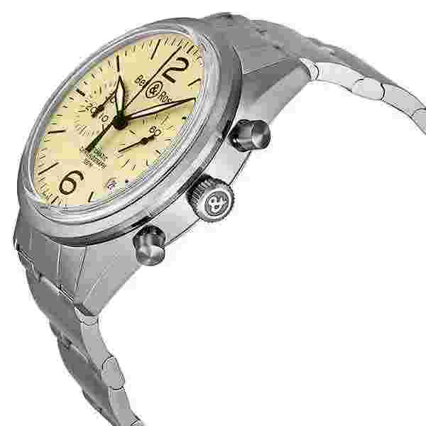 Bell and Ross Original Automatic Chronograph Beige Dial Men's Watch