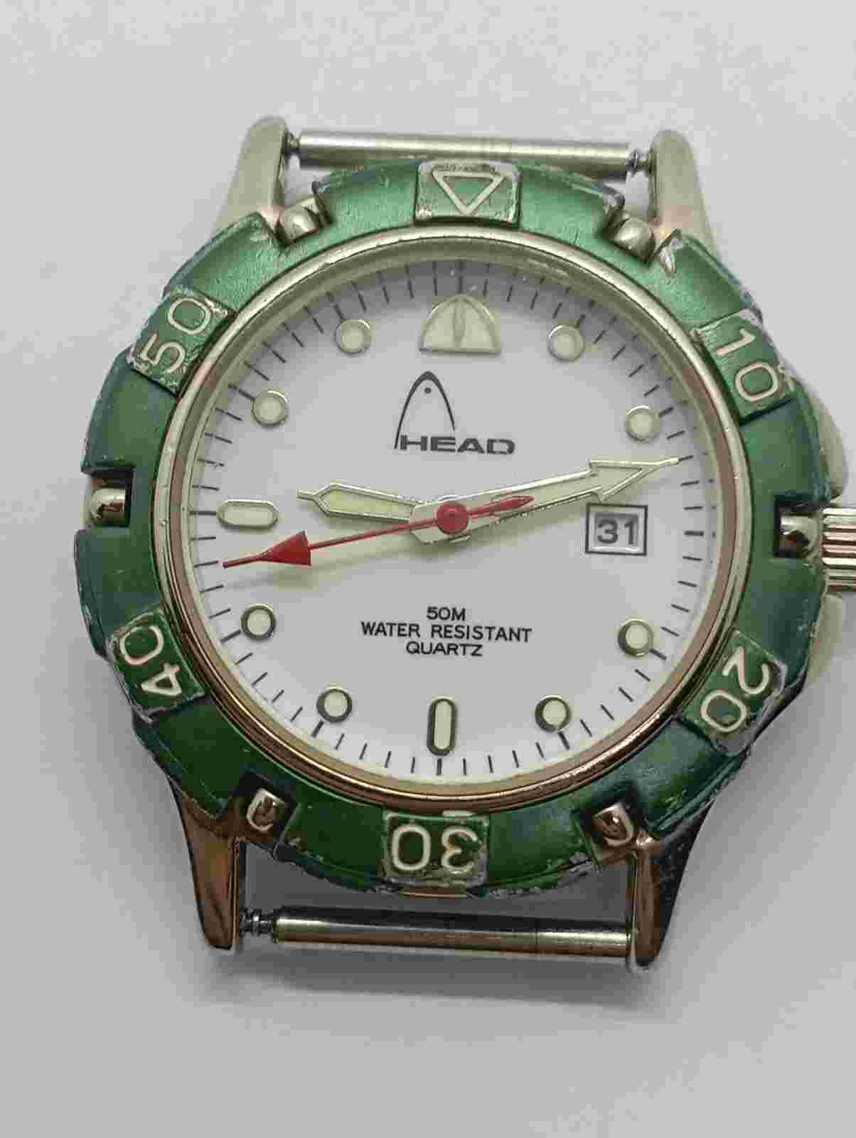 Retro/Vintage Diver Watch 50m. HEAD HD 101 WGR movement Miyota Working READ!