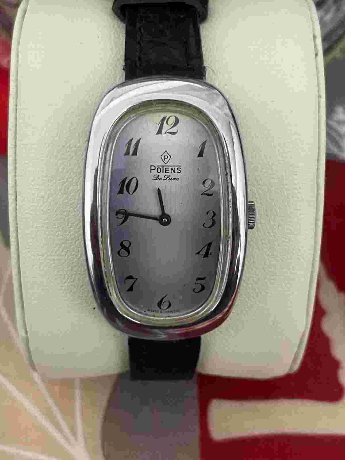Rare Potens De Luxe Design Cartier Baignoire Hand Winding Swiss Breguet Numerals
