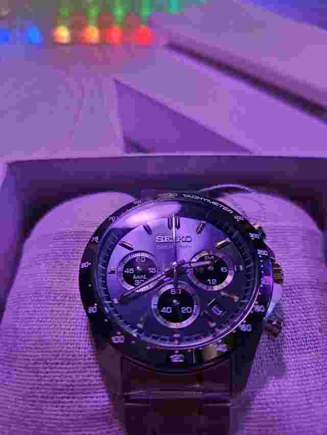 Saint Honore Quartz Men's Watch White Dial Analog Swiss Made from Japan Used