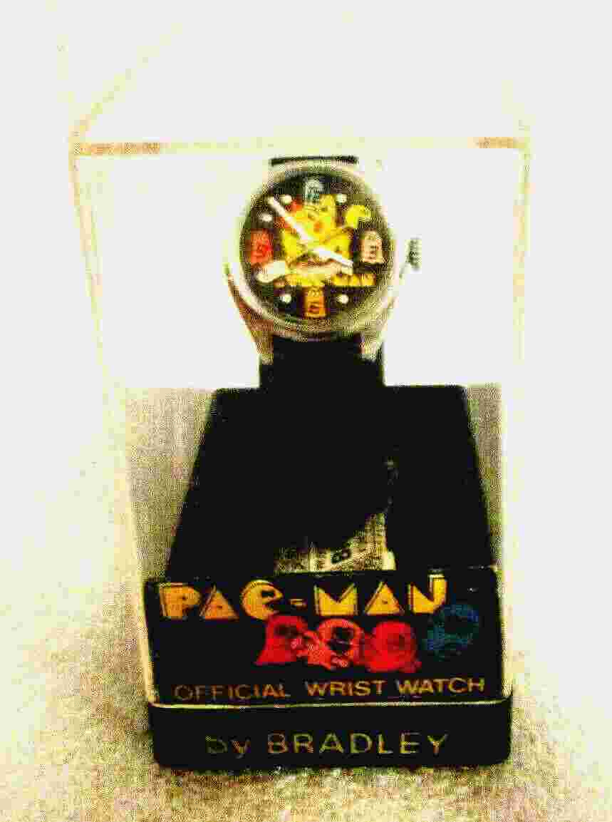 MS.PAC-MAN  1980's BRADLEY WATCH   **  BRAND NEW  **   ALL ORIGINAL WITH PAPERS