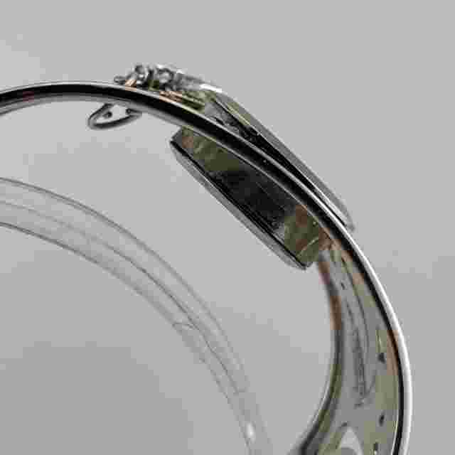 Vivani Bangle Watch Womens 22mm Case Bird Charm Quartz Analog Three Hands