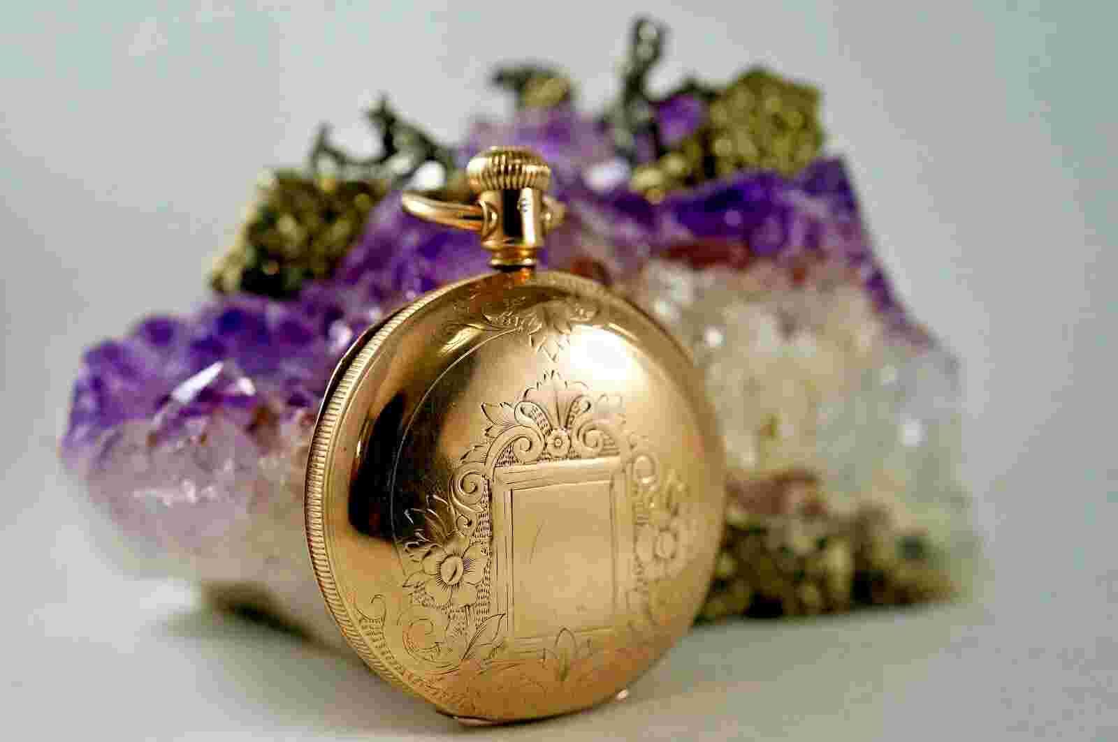 1905 Illinois Bunn Special RR Grade Model 6 24 Jewels 18 Size  Pocket Watch Runs