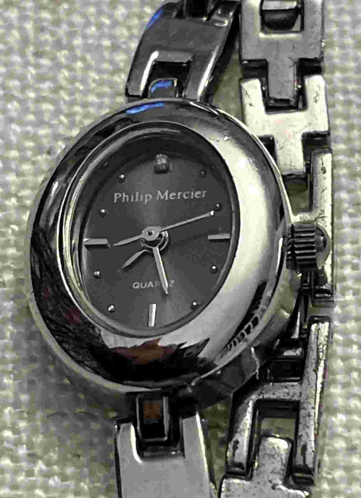 Philip Mercier Ladies Quartz Watch Working. New Battery