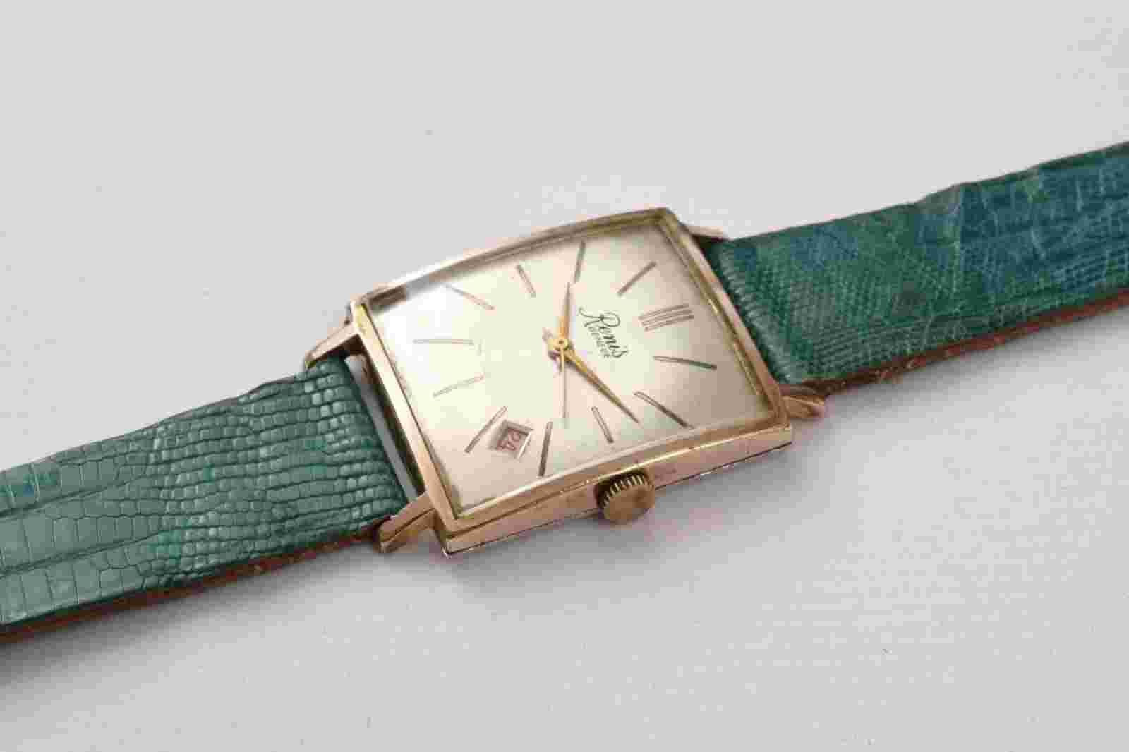 VINTAGE RENIS WATCH CIRCA 1960 1970 MANUAL MECHANICAL MOVEMENT SWISS MODEL RETRO