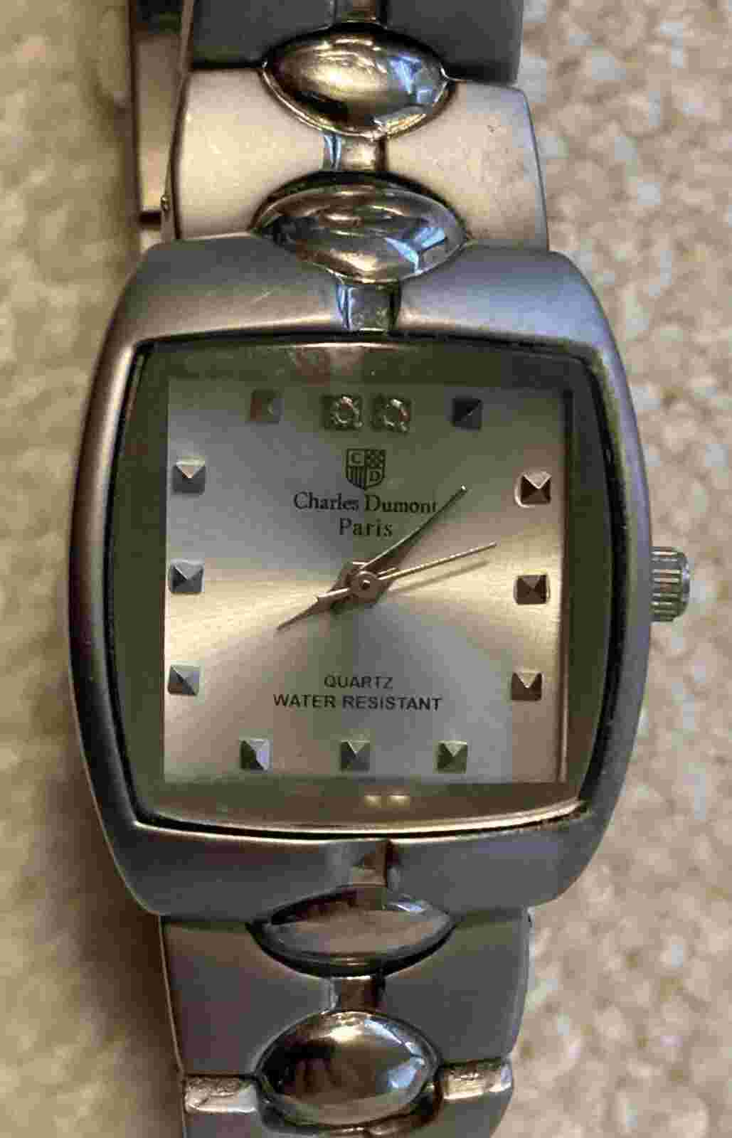 WRISTWATCH by CHARLES DUMONT- from Paris- Quartz- Water Resistant