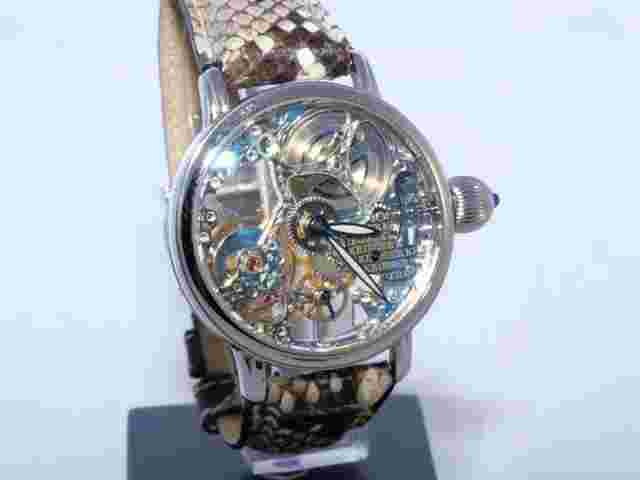 KRIEGER SKELETON K7007 stainless steel Watch. Limited Edition 395 / 2000. BOXED