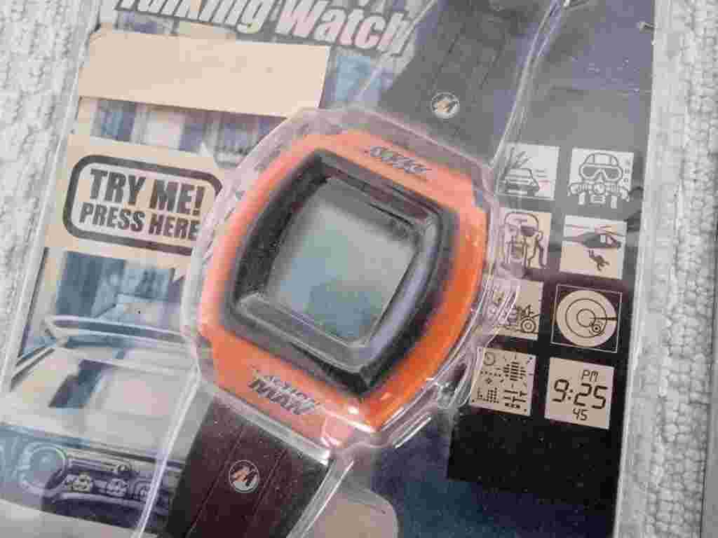 2 x Vintage Action Man Digital Wrist Watches in Original Packing Circa 1997,2000