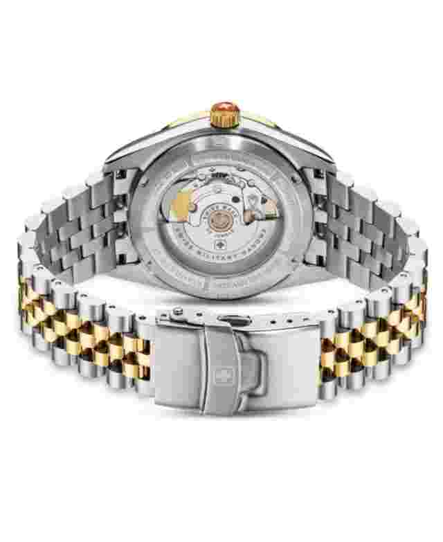 SWISS MILITARY HANOWA Men Analog Automatic Casual Watch Classic Dress Silver col