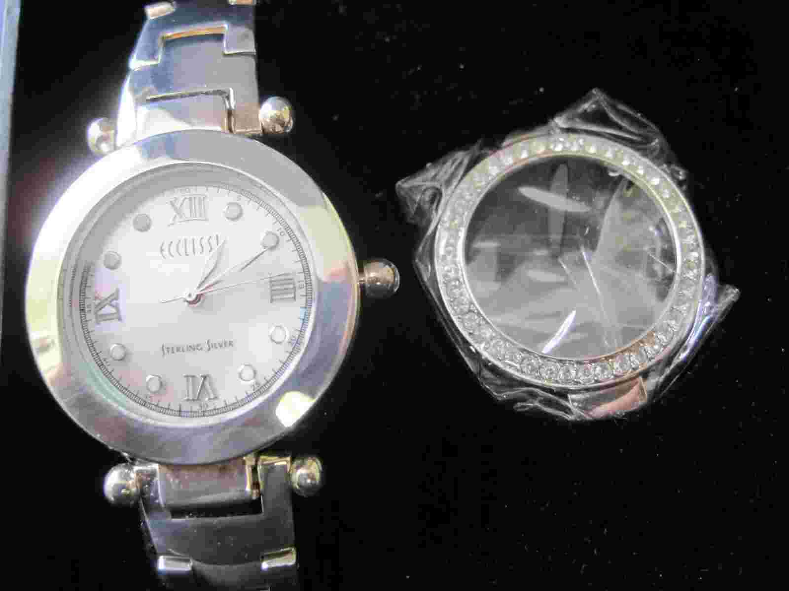 Bx 057 ladys sterling silver ECCLISSI watch bracelet