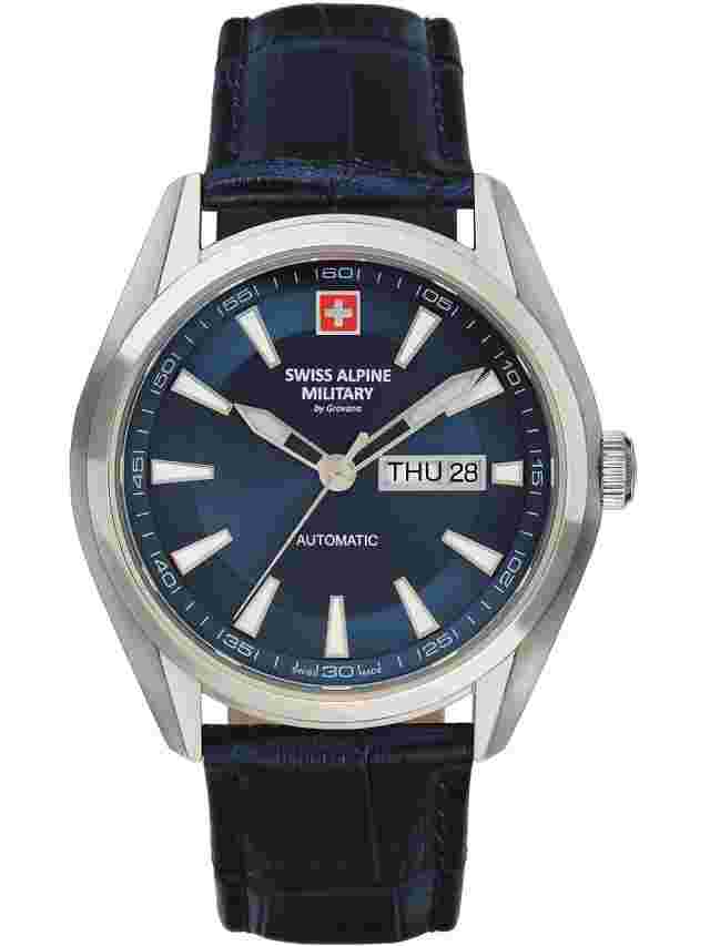 Swiss Alpine Military 7090.2535 Automatic Mens Watch 43mm 10ATM