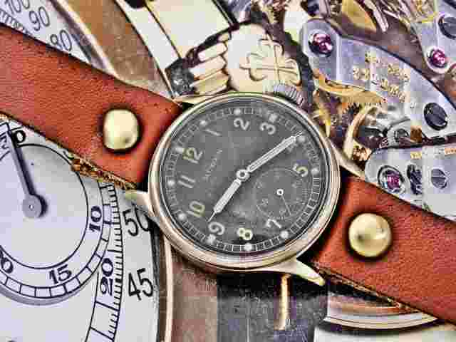 WW2 military Buren DH (Wehrmacht) watch from the 1940s