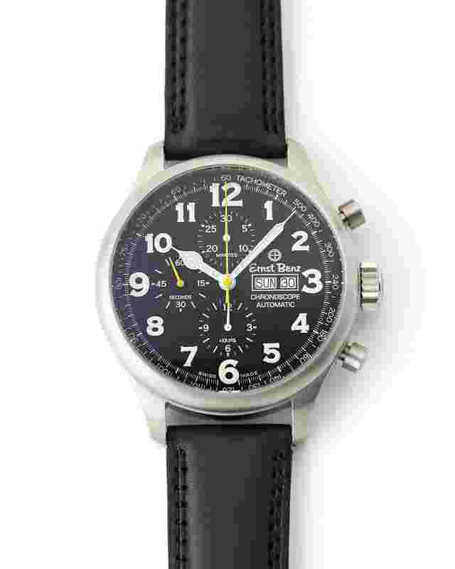 Ernst Benz 47mm ChronoScope Black Dial