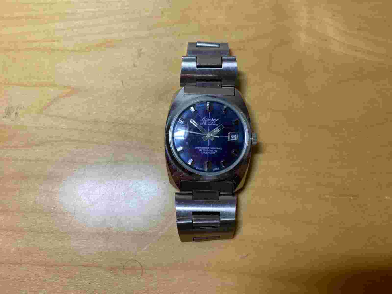Vintage - Watch Lucerne - Automatic - Steel - 37 MM - Doesn'T Works Well