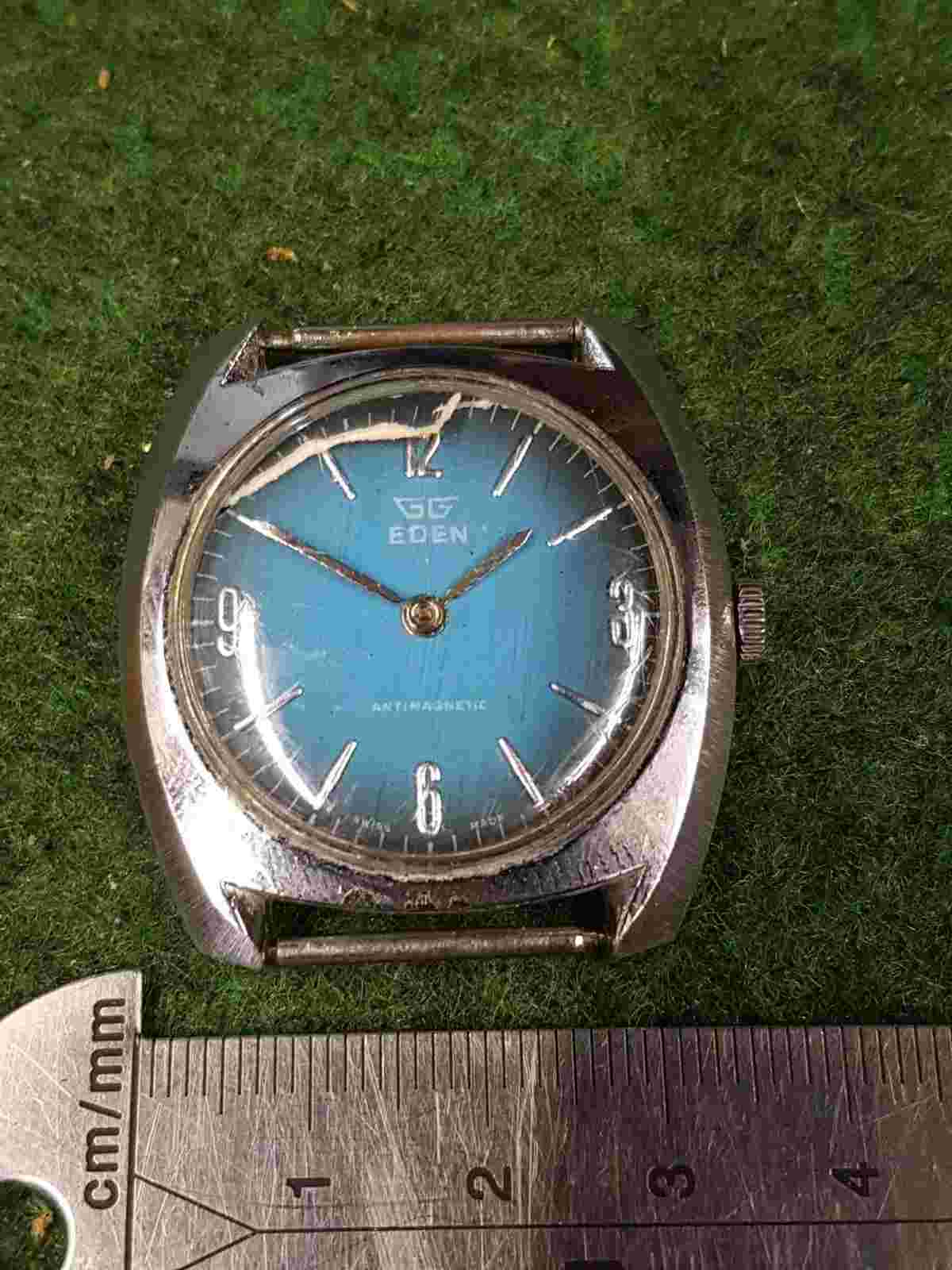 Vintage GG Eden Antimagnetic Gents Watch Faulty