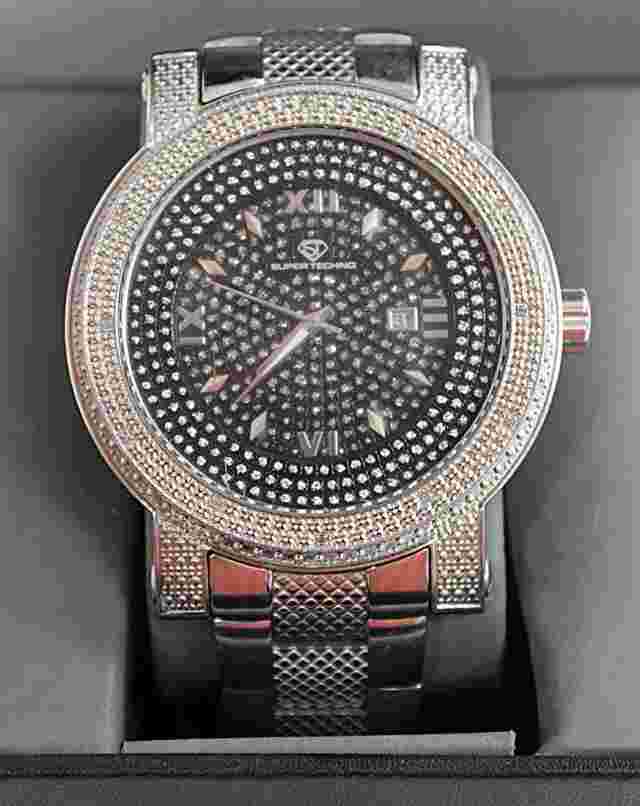 Super Techno Japan Movement 5ATM Water Resistant Wristwatch Super Nice!!