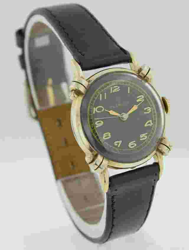 Vintage Helbros Black Dial Cal 1187/94 Men's Watch