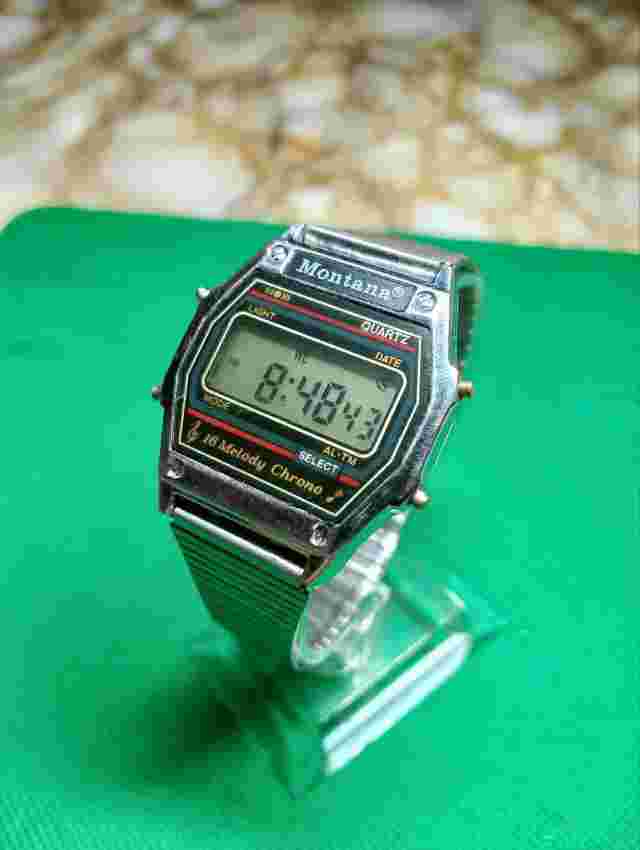 Watch Montana Vintage Digital Alarm Melody Chrono Retro Legend Soviet Union USSR