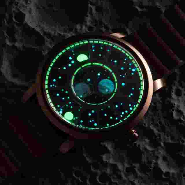 Xeric NASA Apollo 15 American Moonphase Helix Nebula Watch - Brand New