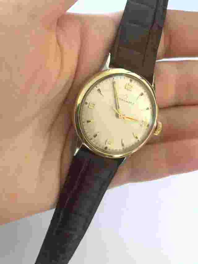 VINTAGE ETERNA MATIC 1263UC AUTOMATIC CLASSY GENTS WRIST WATCH WORKING CONDITION