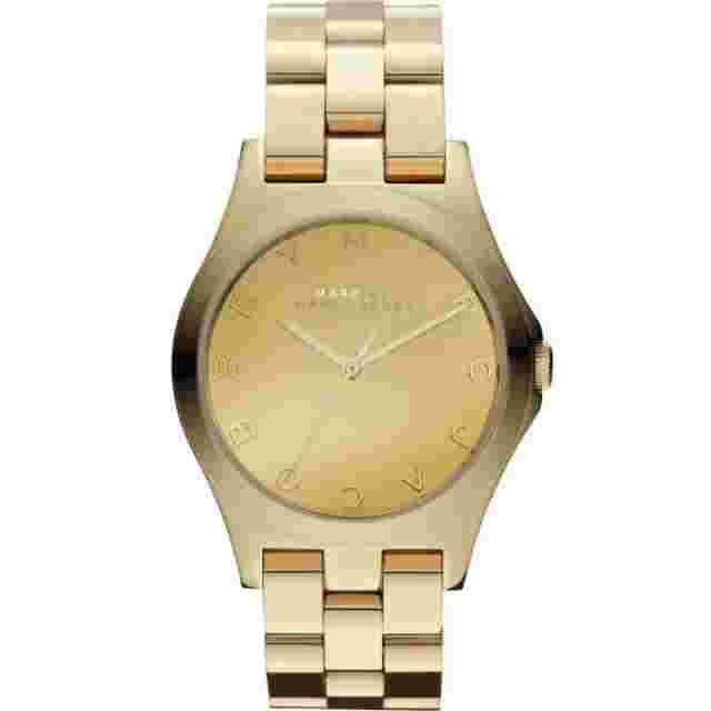 Marc by Marc Jacobs Henry Gold Tone Analog Womenss Watch MBM3211