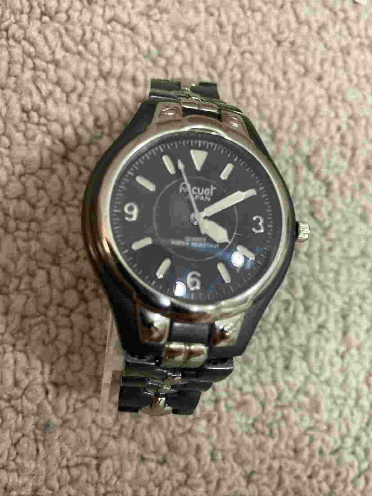 Vintage Acuet Japan Quartz Water Resistant Watch