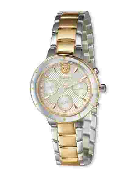 Versus Versace 38mm Harbour Heights Chronograph Watch with Bracelet Strap