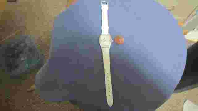 H 717  ladys sterling silver INFINITY diamond watch bracelet