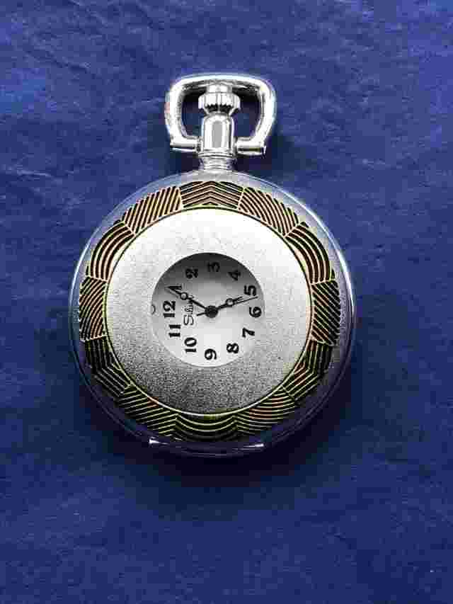 VTG Style Heritage Open Face/Back Pocket Watch (Working)(I.100/AL1/24)