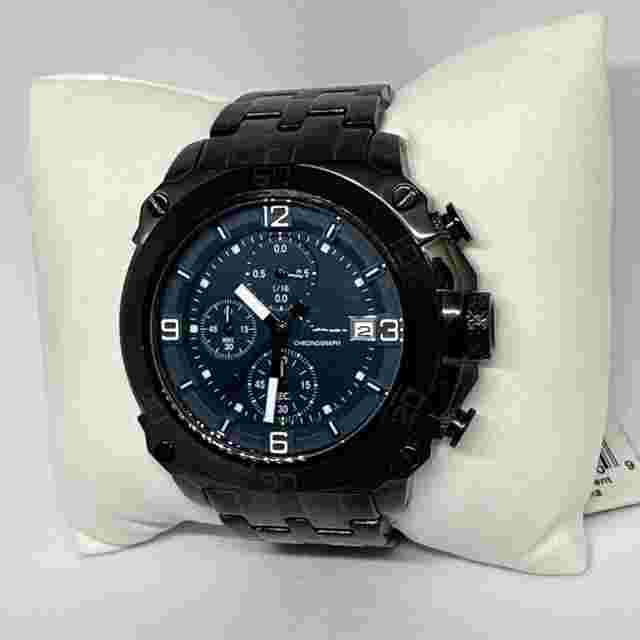 Marc Anthony FMDMA128 Mens Black Stainless Steel Analog Dial Quartz Watch HME121