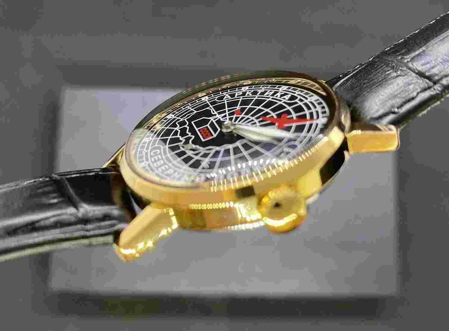 Pobeda Rare Watch Pilot Aviator Mechanical Soviet Polar Wrist