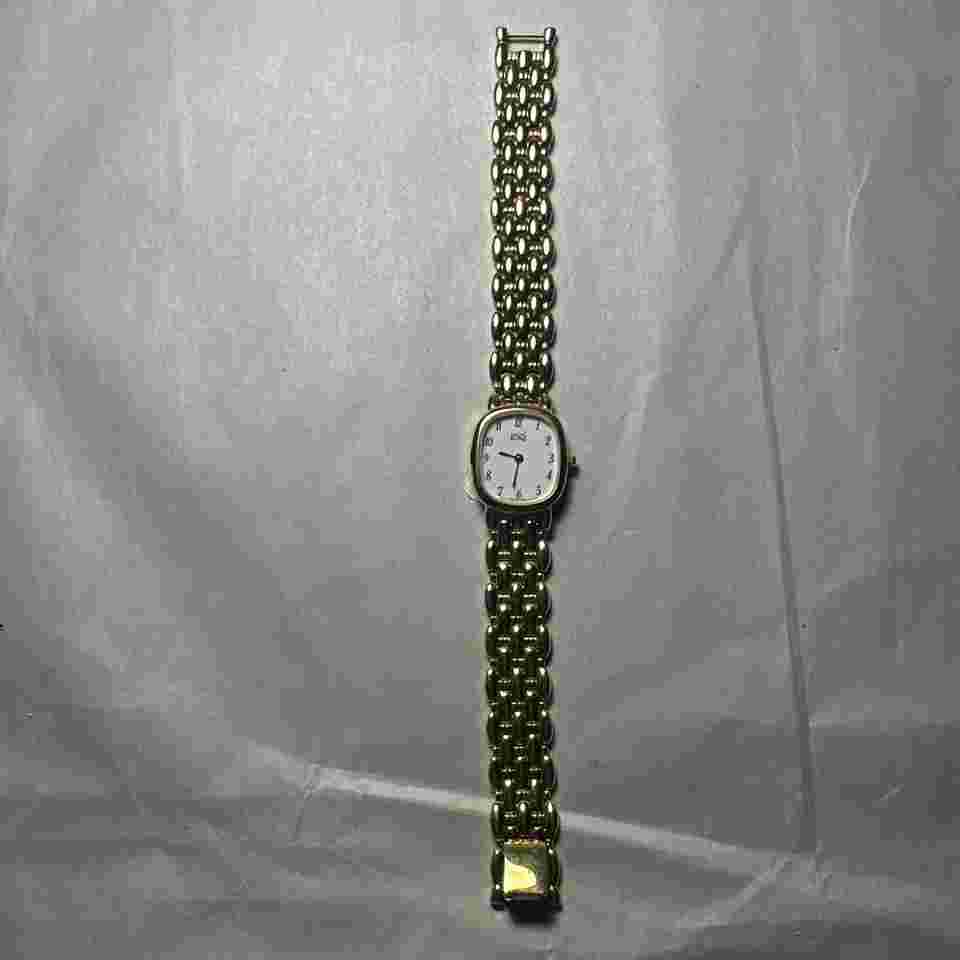 New Old Stock -ESQ Swiss By Movado Women’s Dress Watch Gold 100266 Needs Battery