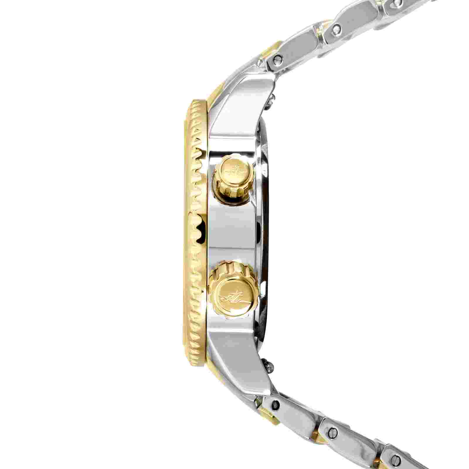 Abingdon Women's Elise Midnight Tri-Time Travel Watch EL-MDNT