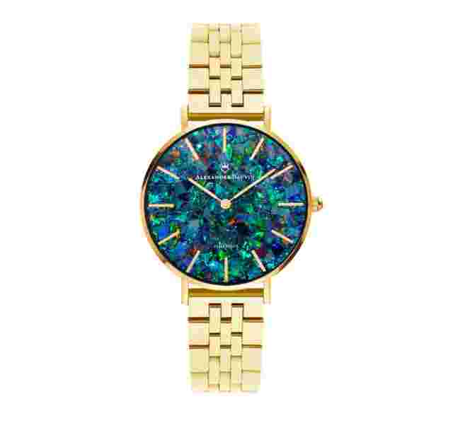 Classic Ridge Red Opal Watch - 32mm