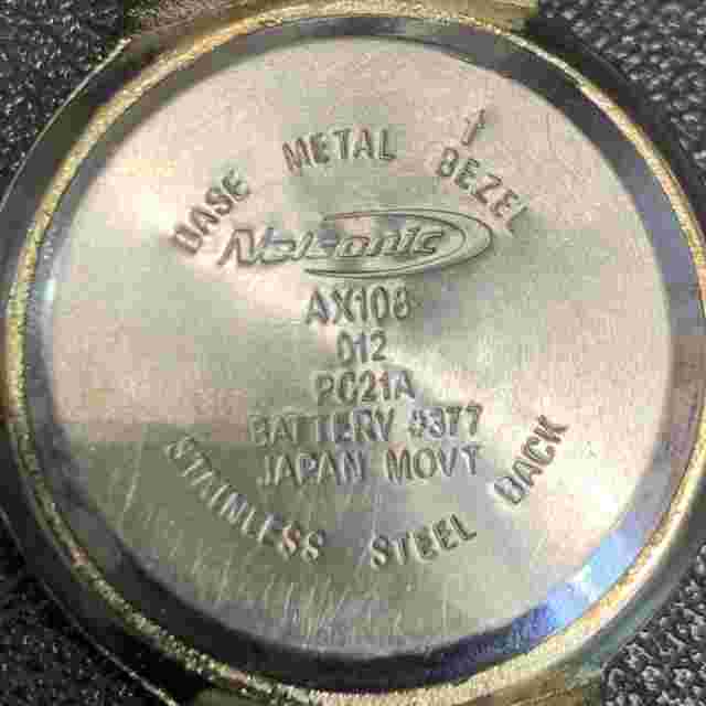 Nelsonic Women’s Wrist Watch Silver Tone Model AX108 PC21A New Battery