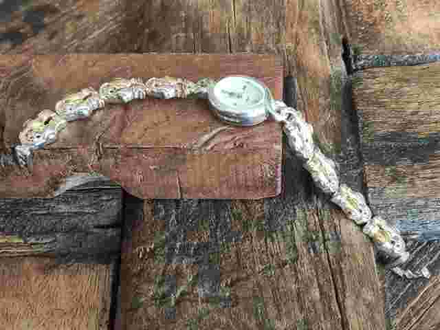 Sterling Silver  & 18ct Gold Plated Brooks & Bentley Watch Bracelet Cats Design