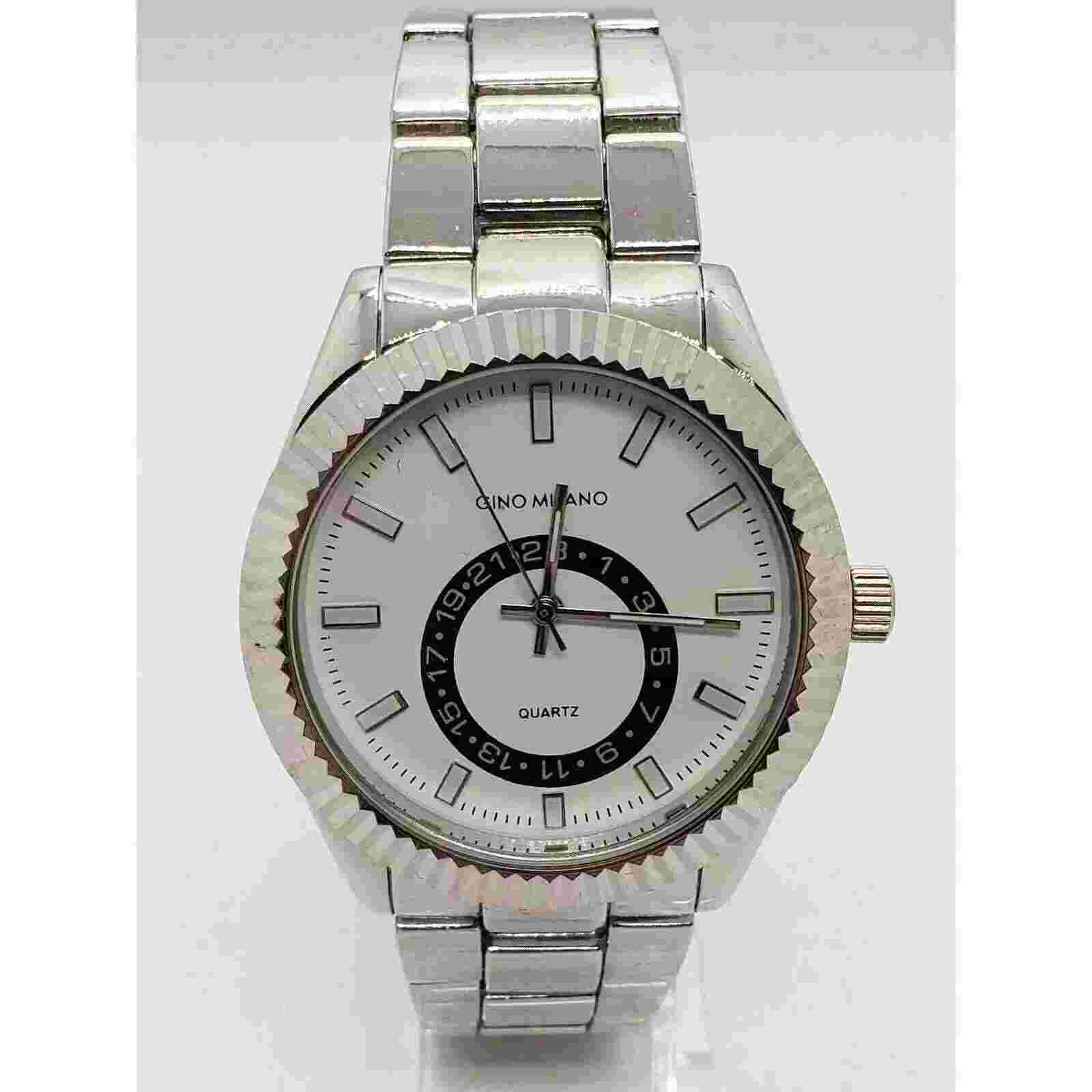 Gino Milano Mens Watch 8937 Fluted Bezel