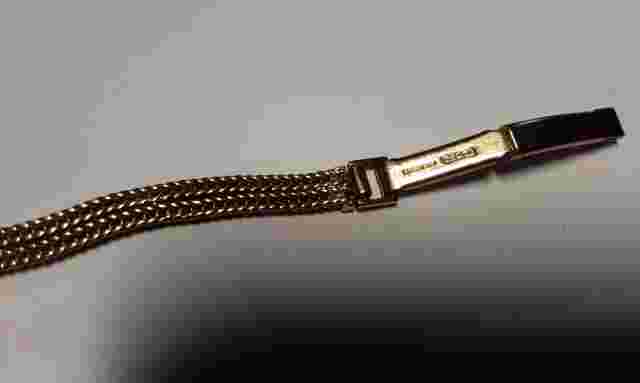 Very Pretty Vintage "Royce" Ladies Jewelled Case Watch, 9ct Gold Bracelet!! FAB.