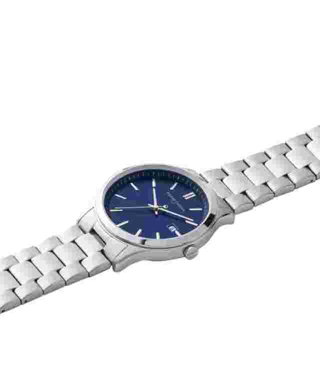 PIERRE CARDIN Men Analog Quartz Casual Watch Classic Dress Blue Dial Waterproof