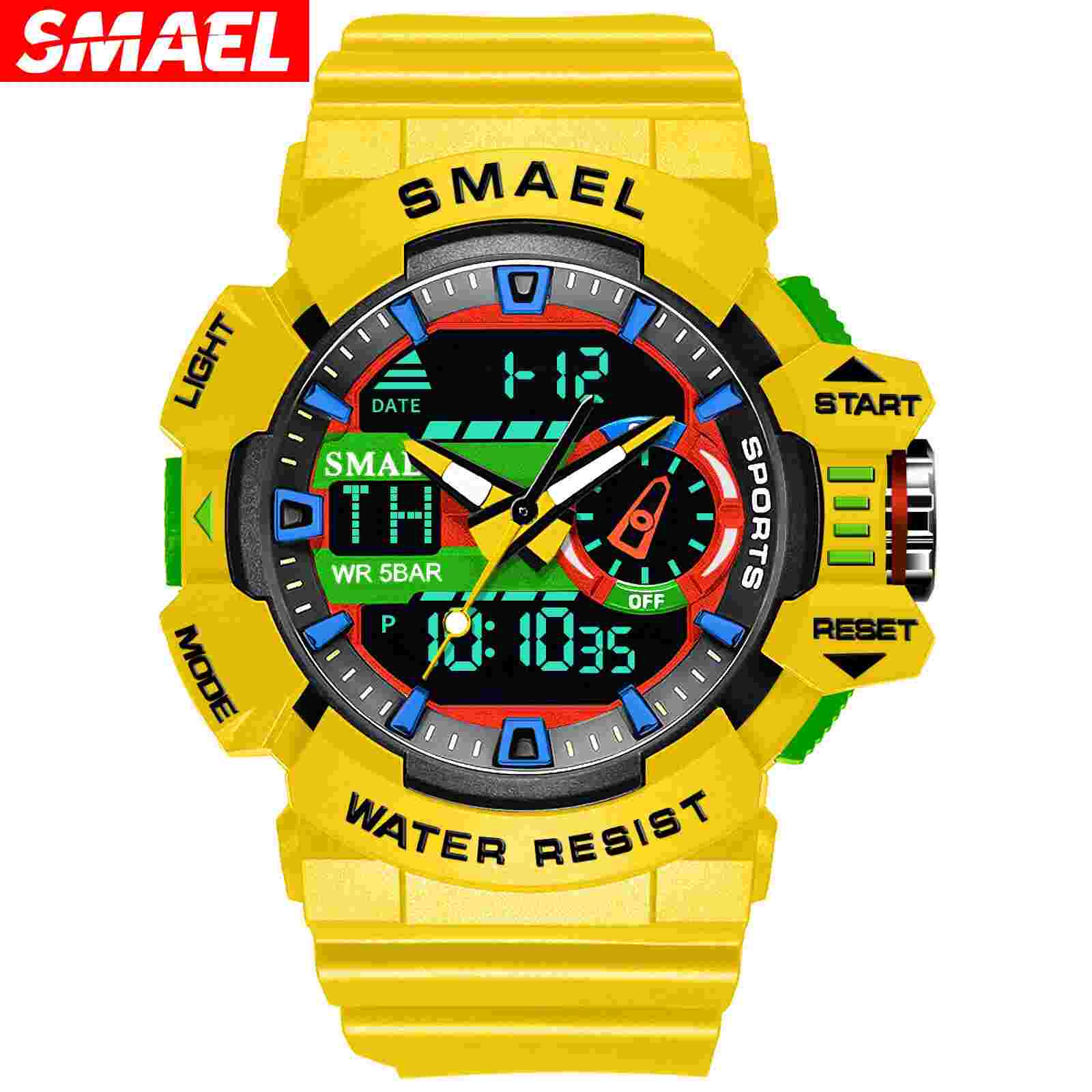 Casual Men's Watch Outdoor Sports Waterproof Multifunctional Electronic Watch