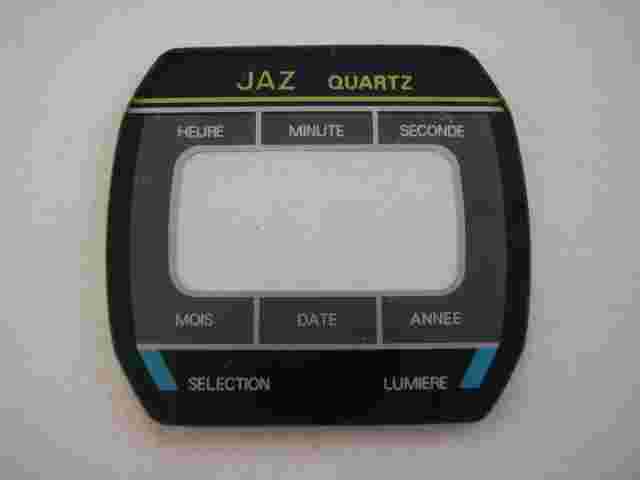 JAZ VINTAGE LCD DIGITAL WATCH GLASS.
