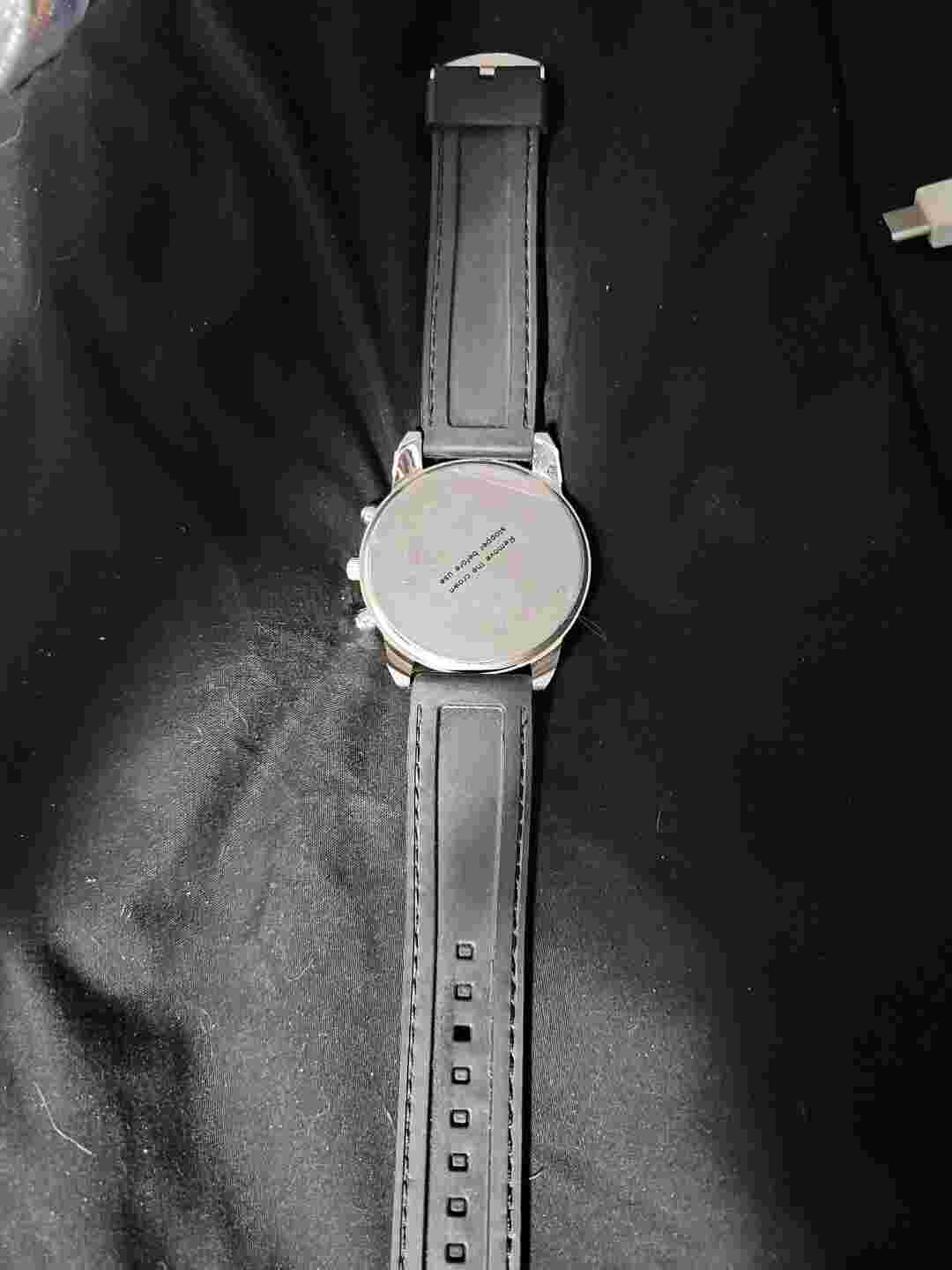 Rue 21 Carbon Elements Watch Red Face